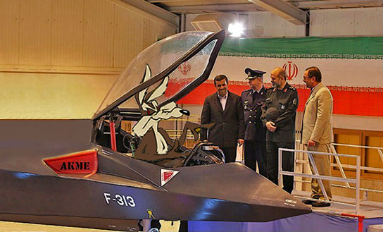 Ahmadinejad Unveils Iran's New Stealth Fighter Jet