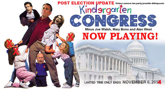 GOP TEA PARTY CONGRESS aka KINDERGARTEN CONGRESS