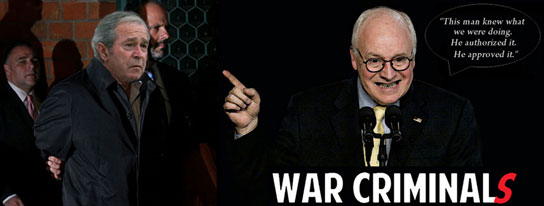 CHENEY RESPONSIBLE FOR U.S. TORTURE TACTICS